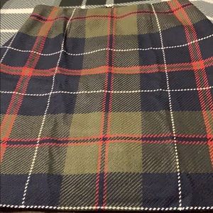 Plaid skirt-Chadwick’s-14W-40% wool,lined-preppy